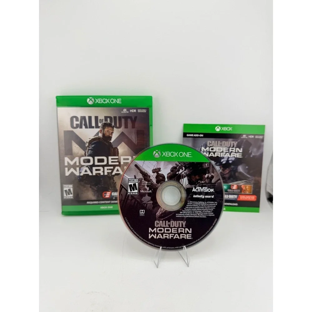 Call of Duty Modern Warfare Xbox One 2019 Activision 4K HDR Physical Disc Case